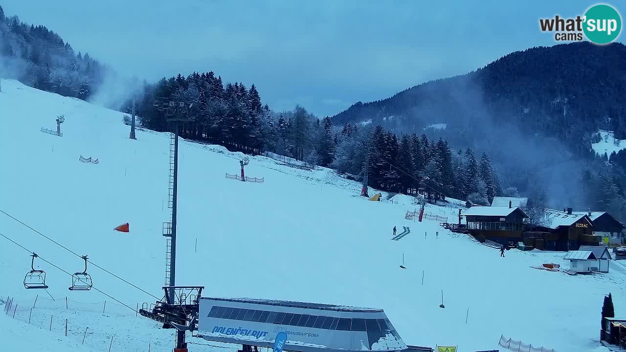 Webcam Kranjska Gora SKI – panoramica Piste centrali