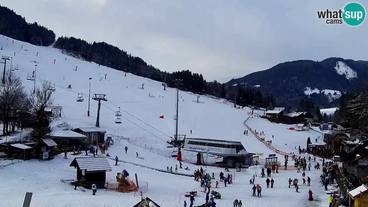 Webcam Kranjska Gora SKI – panoramica Piste centrali