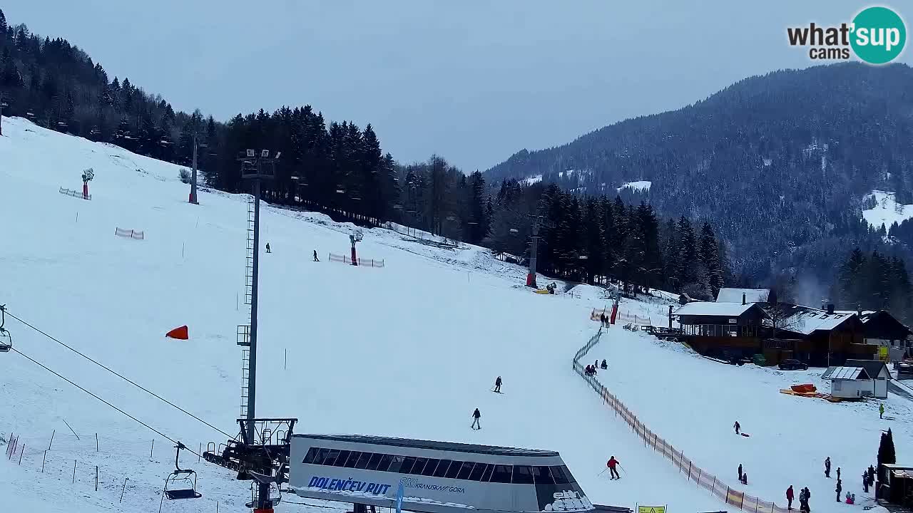 Webcam Kranjska Gora SKI – panoramica Piste centrali