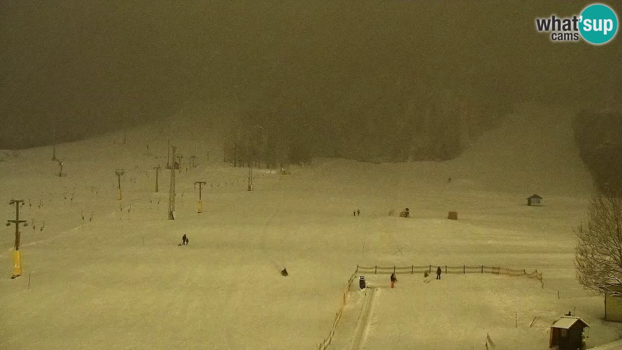 Webcam Kranjska Gora SKI – panoramica Piste centrali