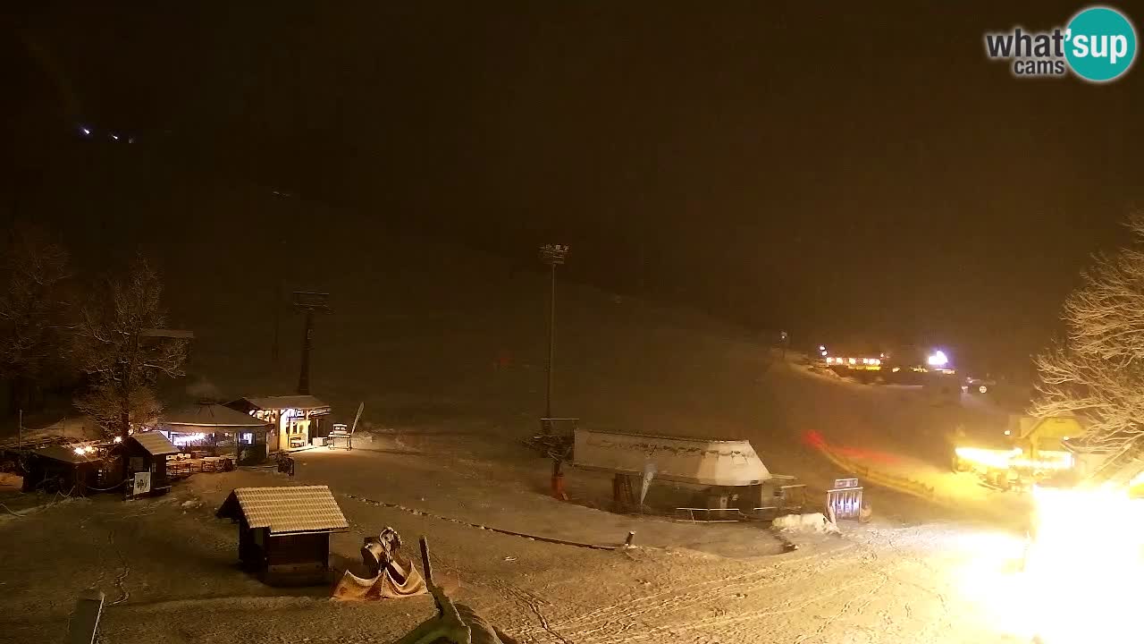 Webcam Kranjska Gora SKI – panoramica Piste centrali