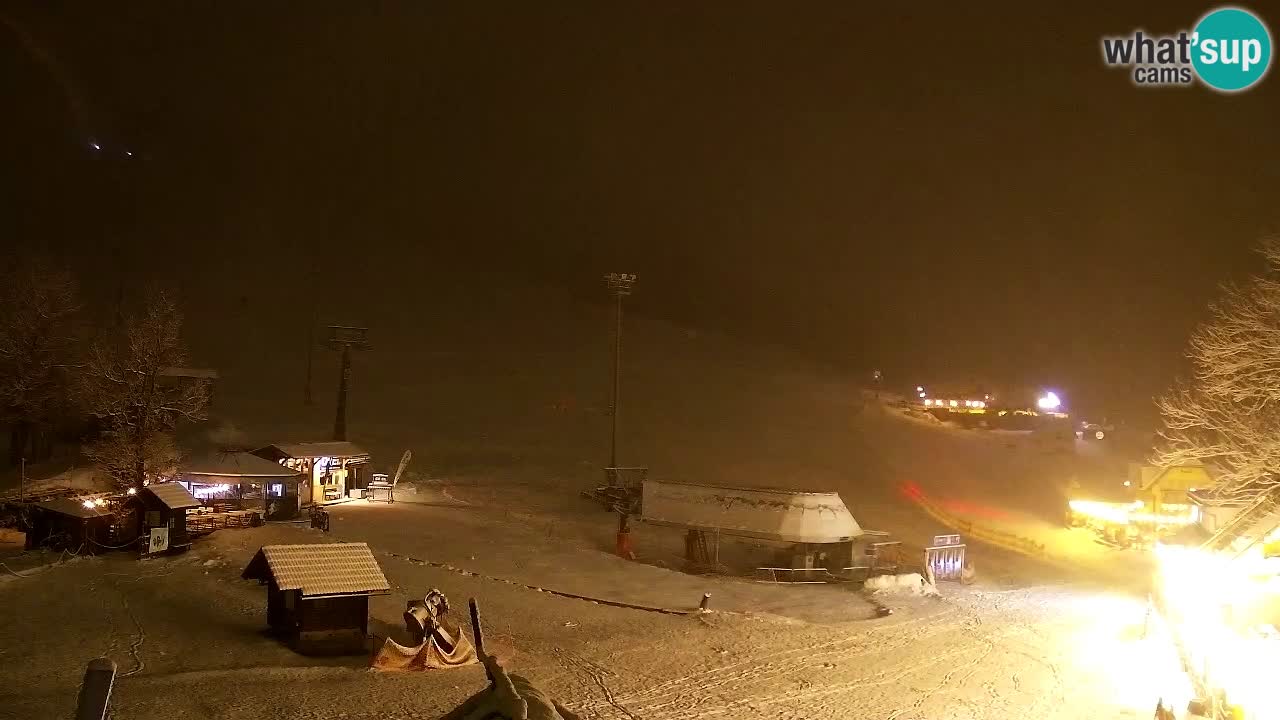 Webcam Kranjska Gora SKI – panoramica Piste centrali