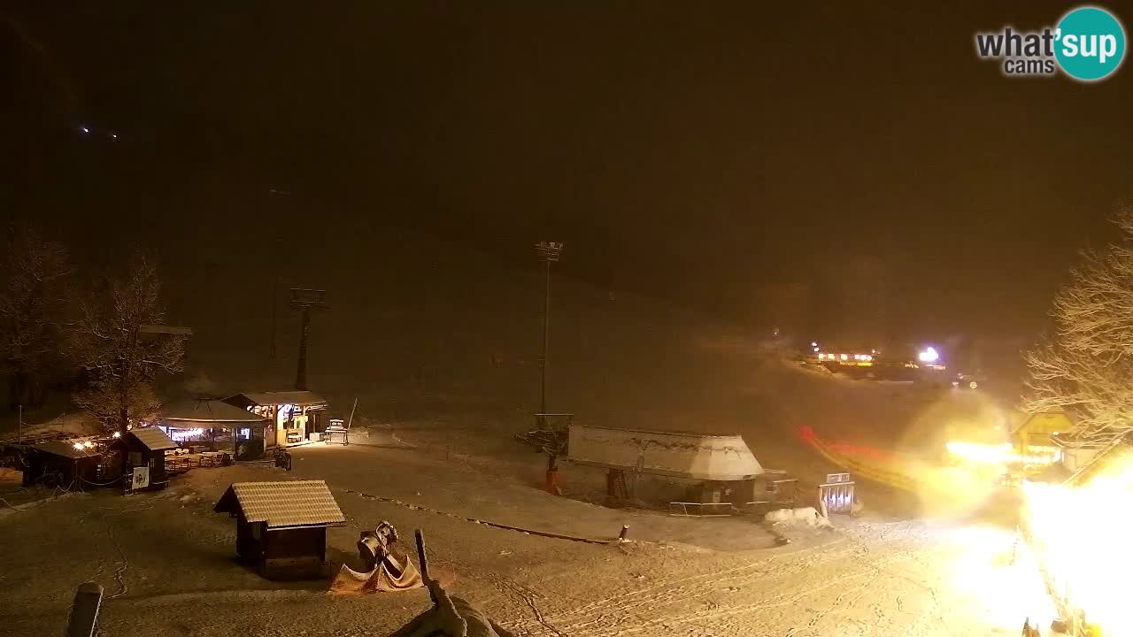 Webcam Kranjska Gora SKI – panoramica Piste centrali