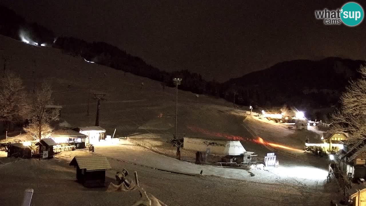 Webcam Kranjska Gora SKI – panoramica Piste centrali