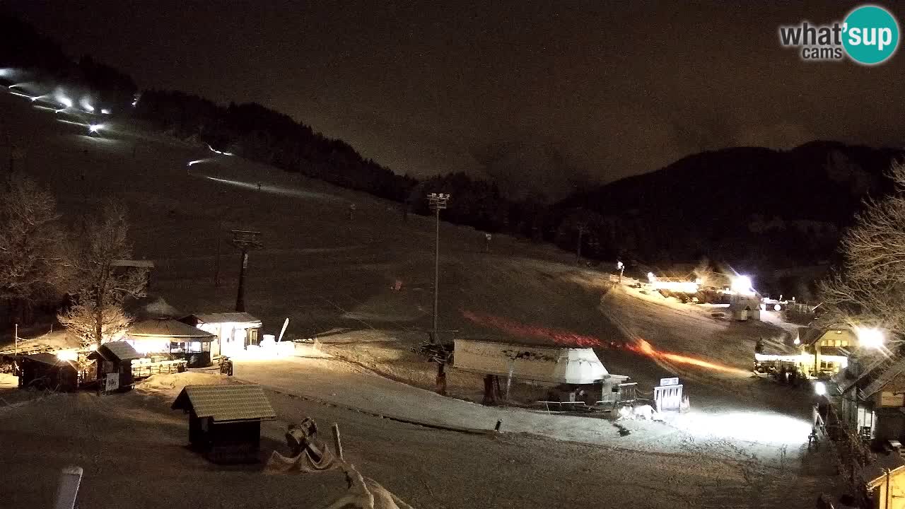 Webcam Kranjska Gora SKI – panoramica Piste centrali