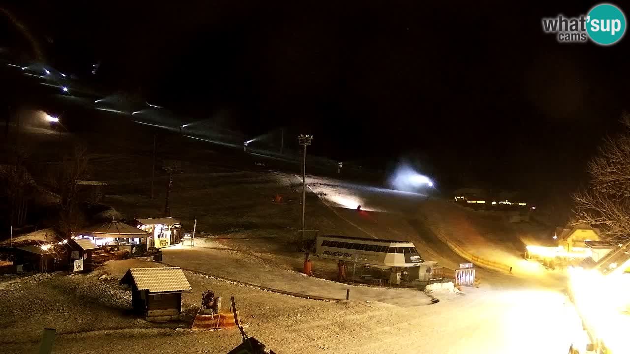 Webcam Kranjska Gora SKI – panoramica Piste centrali