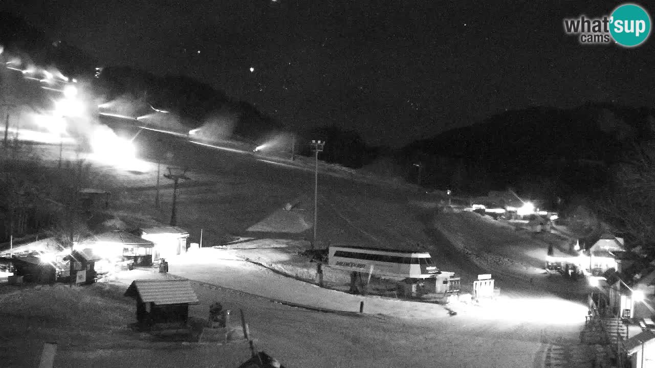 Webcam Kranjska Gora SKI – panoramica Piste centrali