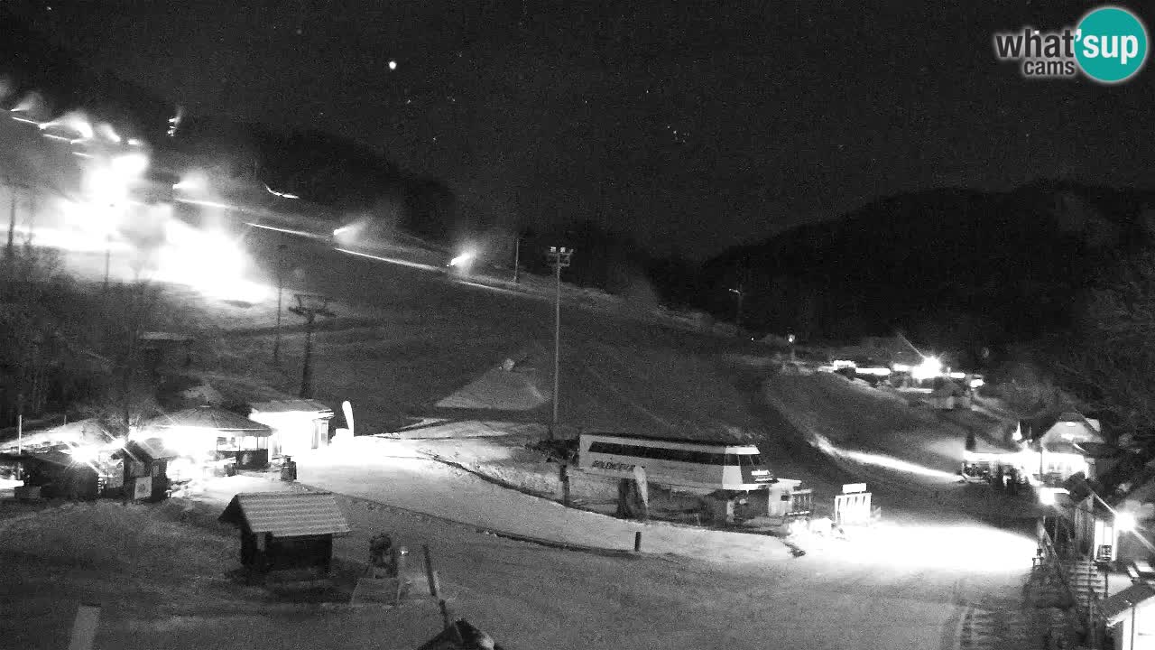 Webcam Kranjska Gora SKI – panoramica Piste centrali