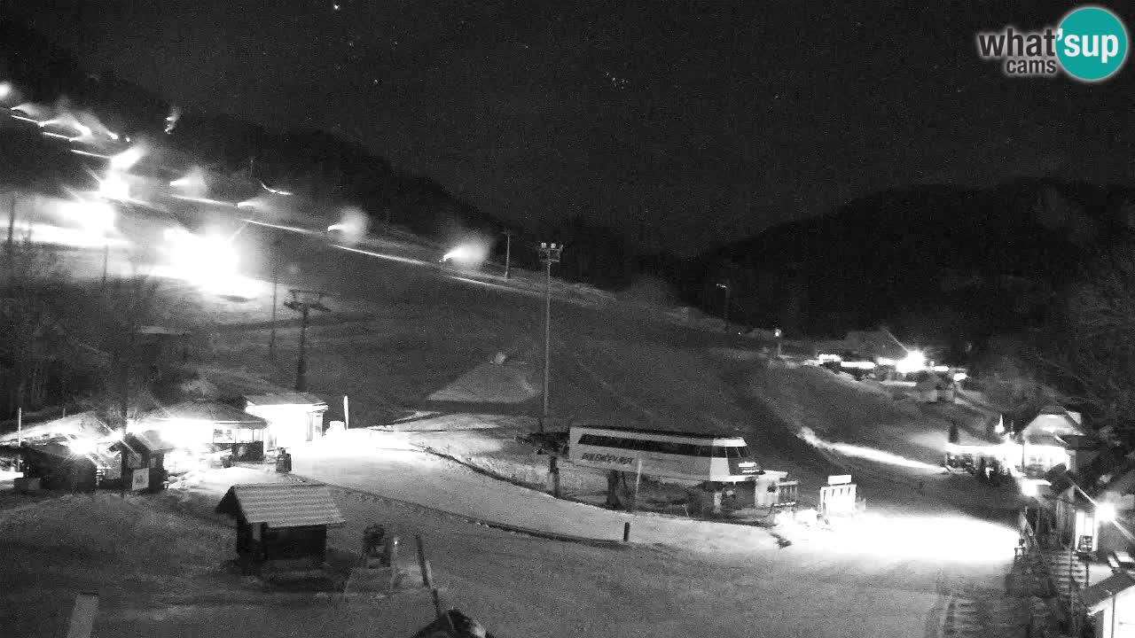 Webcam Kranjska Gora SKI – panoramica Piste centrali