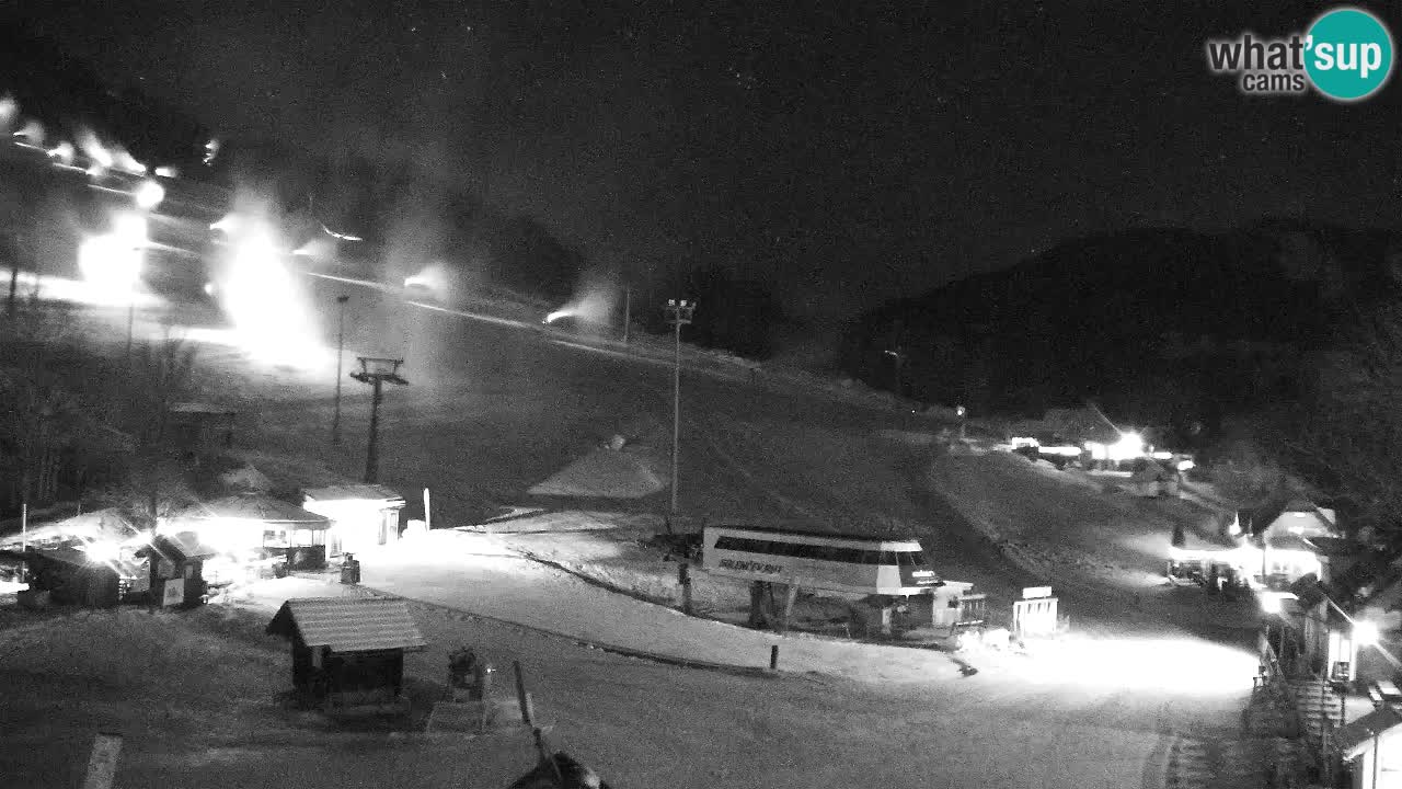 Webcam Kranjska Gora SKI – panoramica Piste centrali