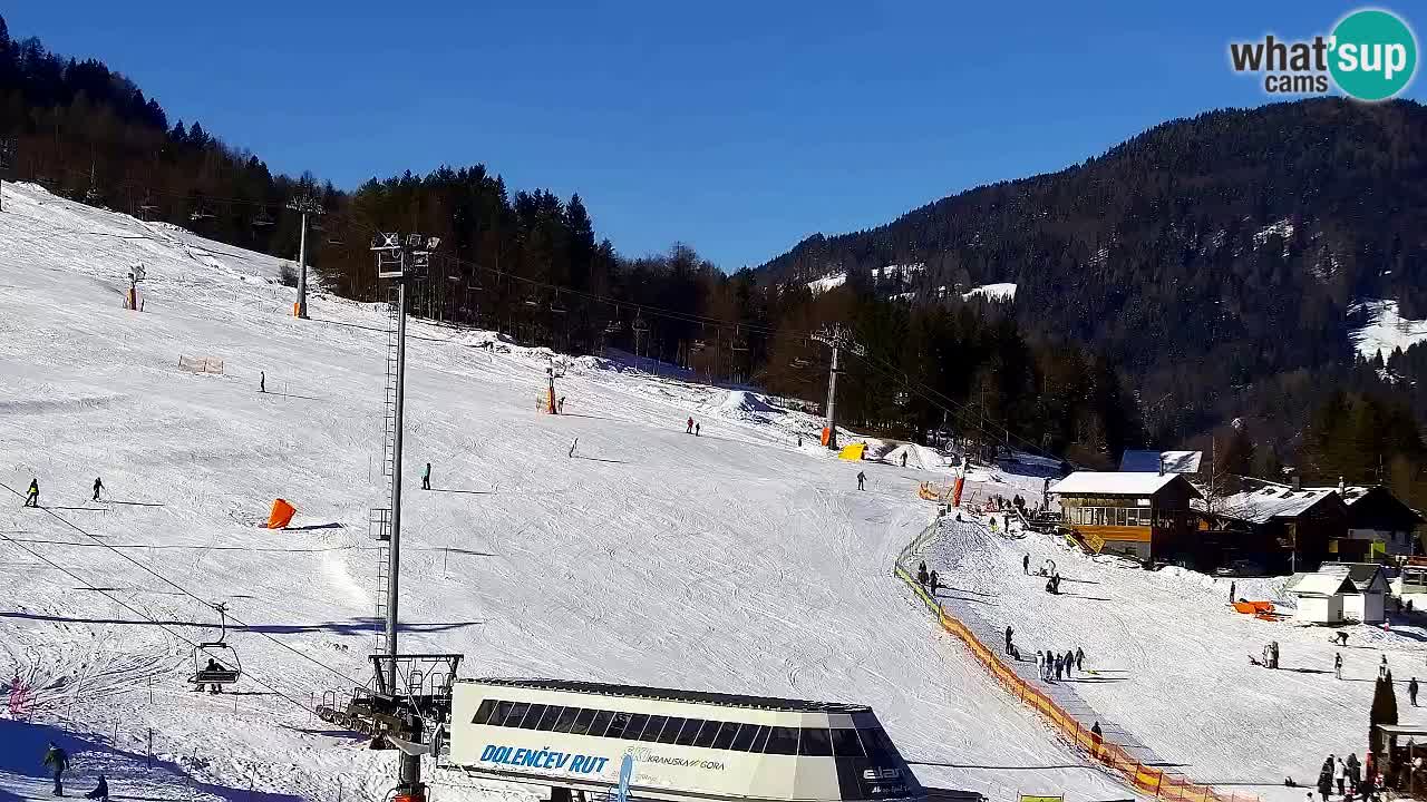 Webcam Kranjska Gora SKI – panoramica Piste centrali