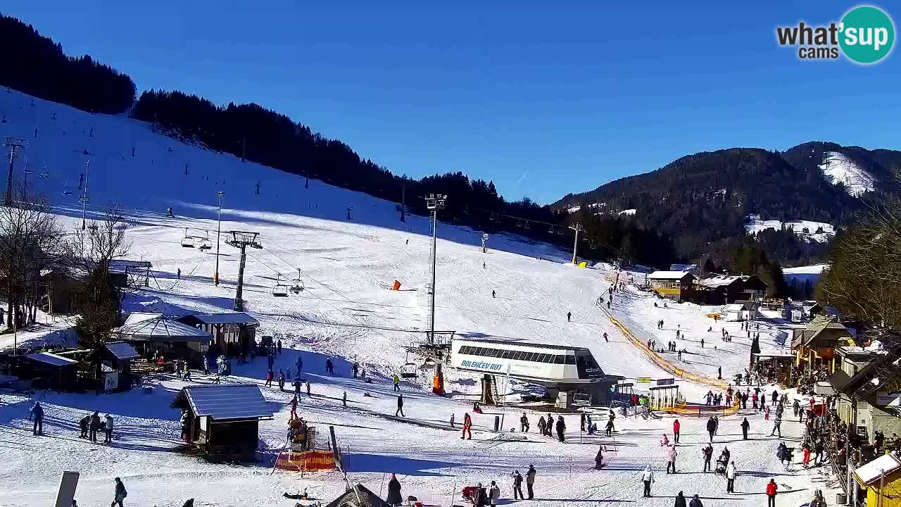 Webcam Kranjska Gora SKI – panoramica Piste centrali