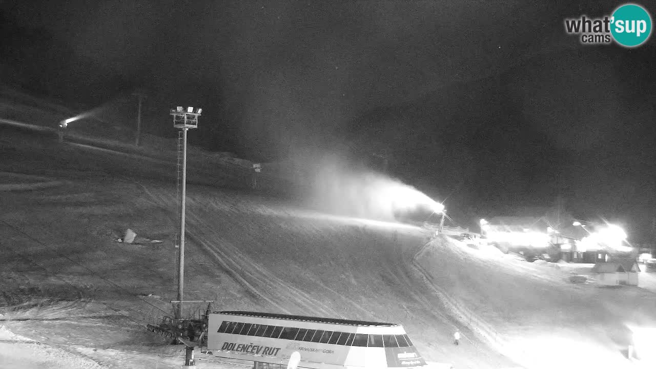 Webcam Kranjska Gora SKI – panoramica Piste centrali