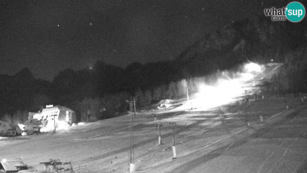 Webcam Kranjska Gora SKI – panoramica Piste centrali