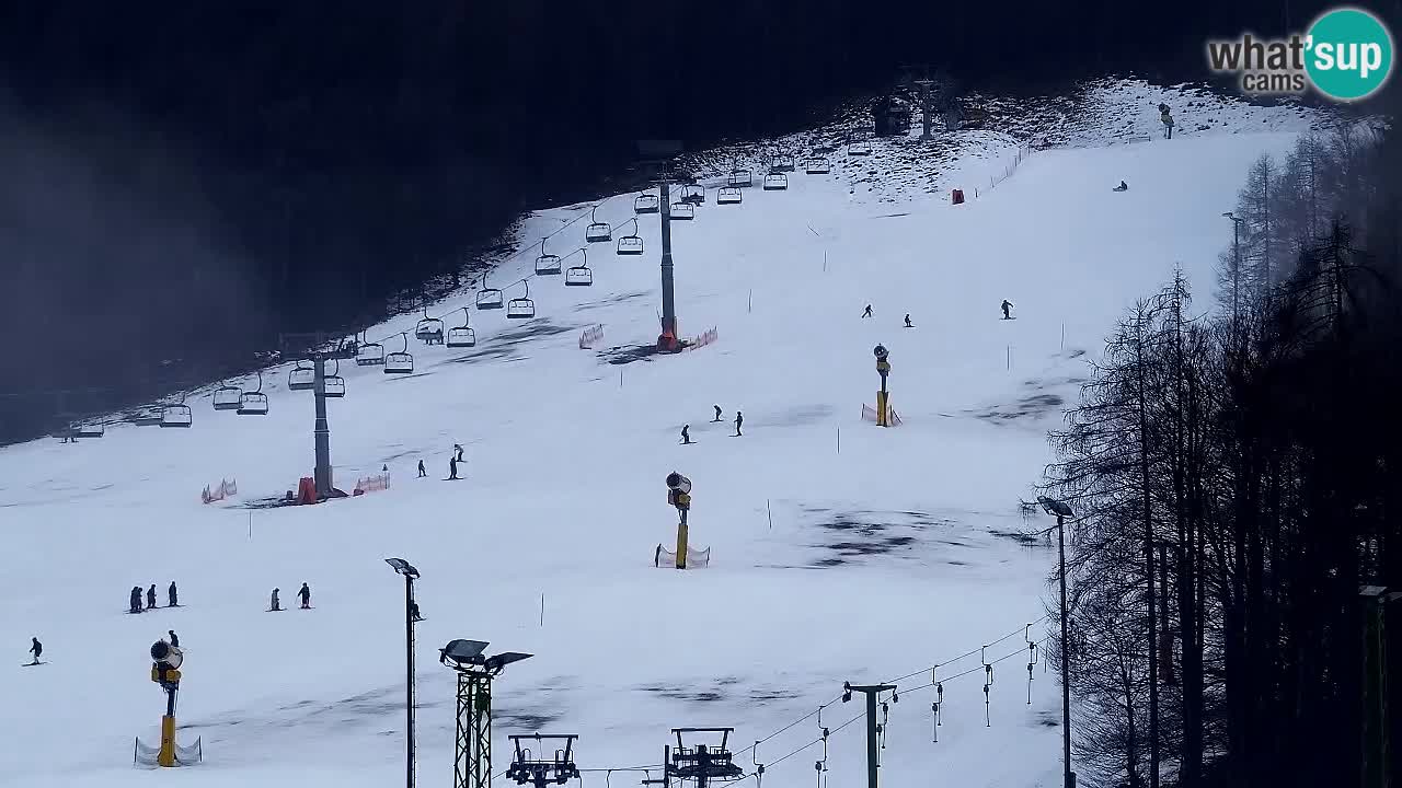 Webcam Kranjska Gora SKI – panoramica Piste centrali