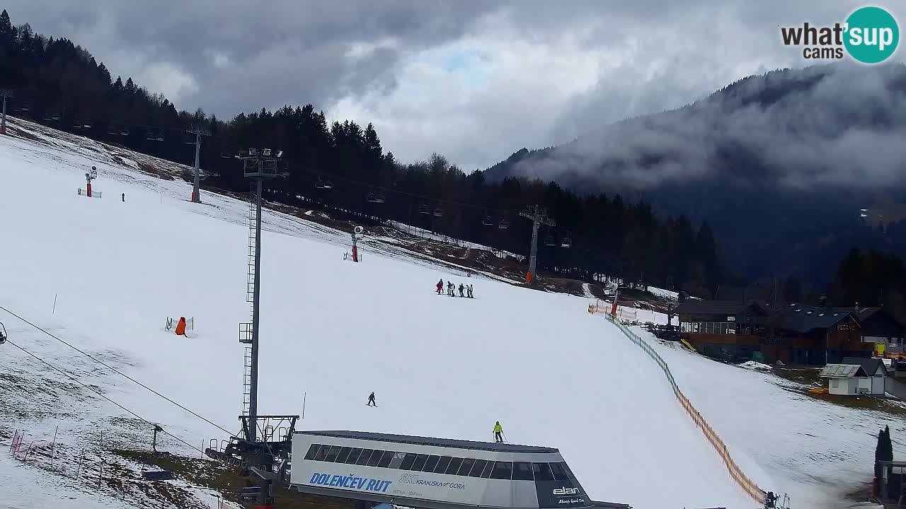 Webcam Kranjska Gora SKI – panoramica Piste centrali