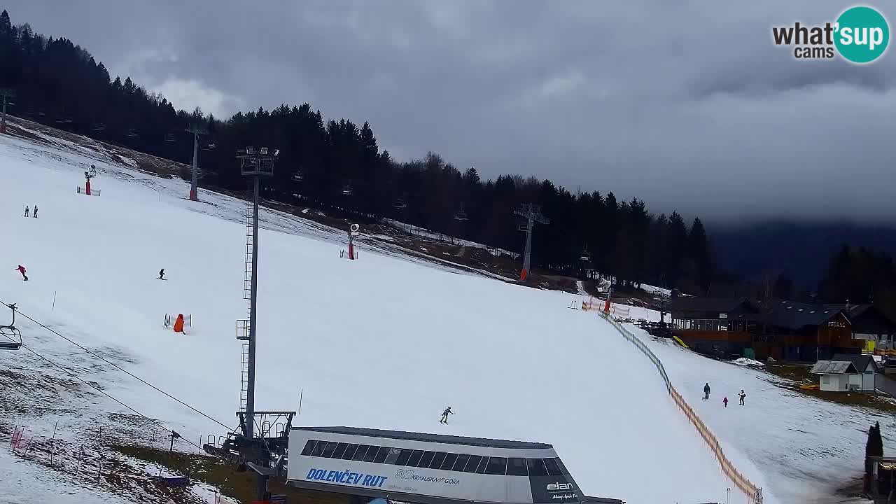 Webcam Kranjska Gora SKI – panoramica Piste centrali