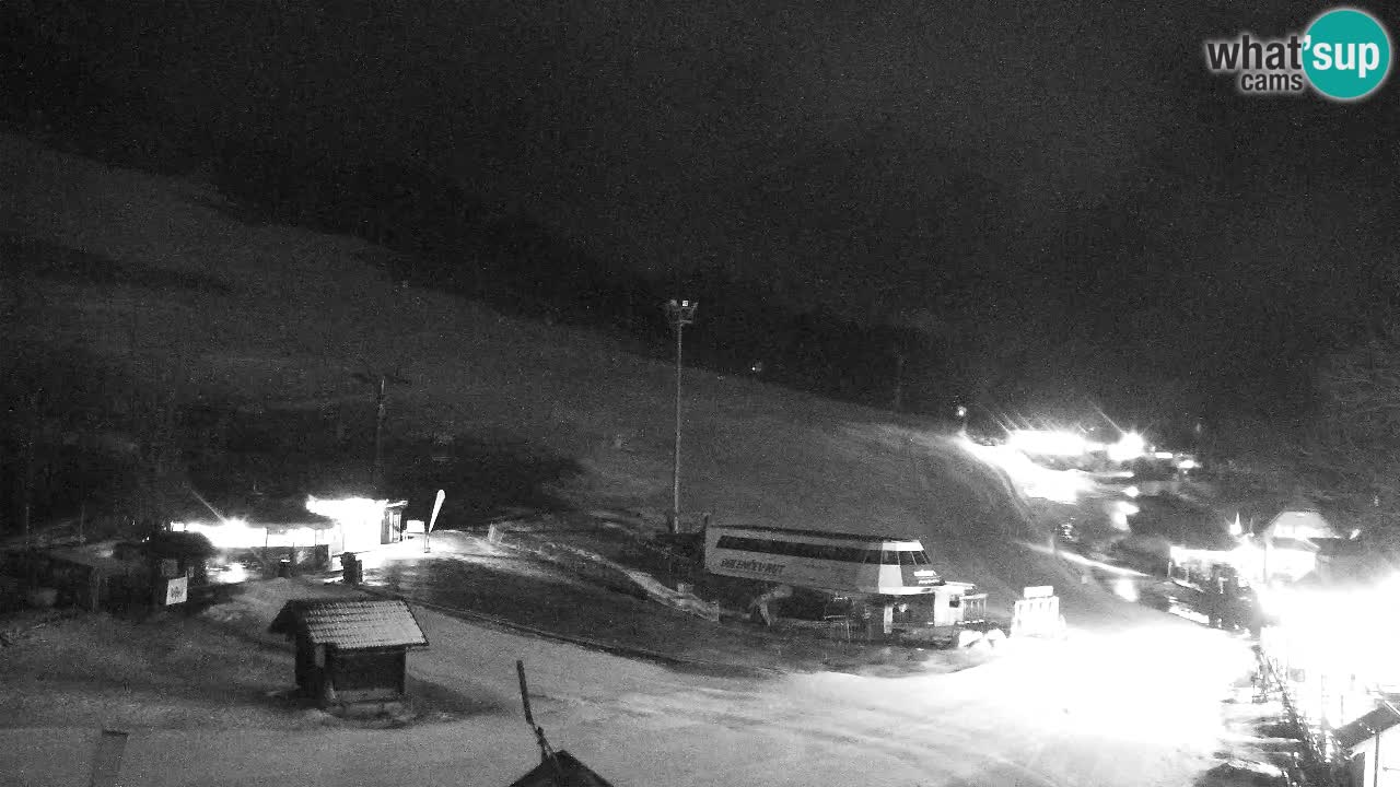 Webcam Kranjska Gora SKI – panoramica Piste centrali