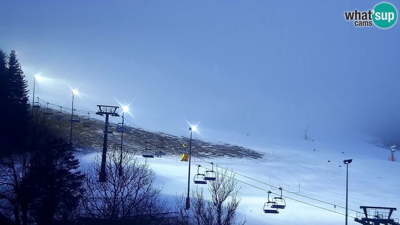 Webcam Kranjska Gora SKI – panoramica Piste centrali