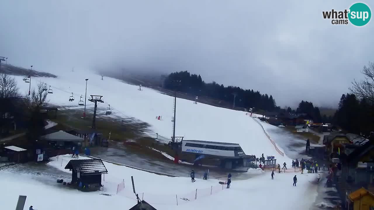 Webcam Kranjska Gora SKI – panoramica Piste centrali