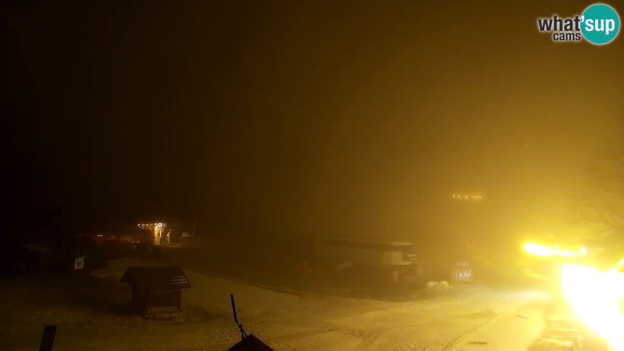 Webcam Kranjska Gora SKI – panoramica Piste centrali