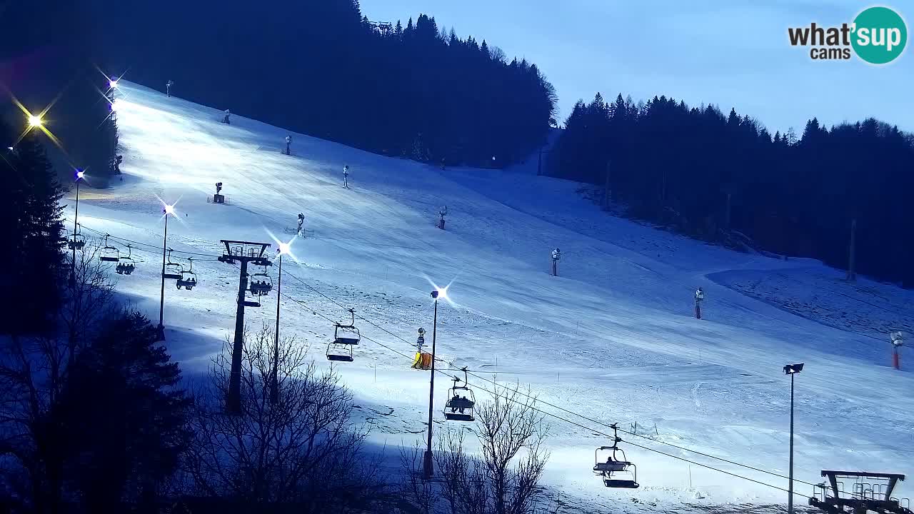 Webcam Kranjska Gora SKI – panoramica Piste centrali