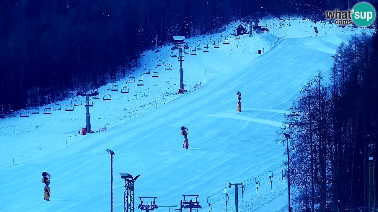 Web kamera Kranjska Gora Skijalište | Proge Mojca in Kekec