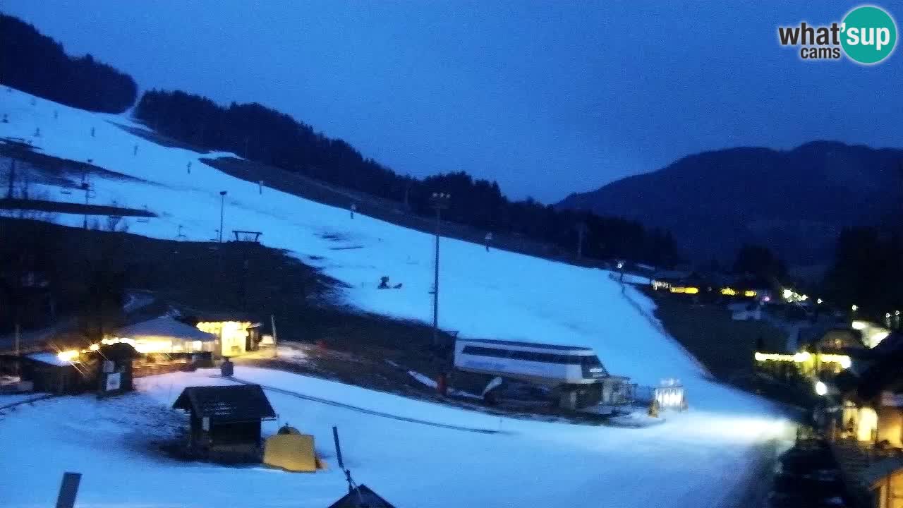 Webcam Kranjska Gora SKI – panoramica Piste centrali