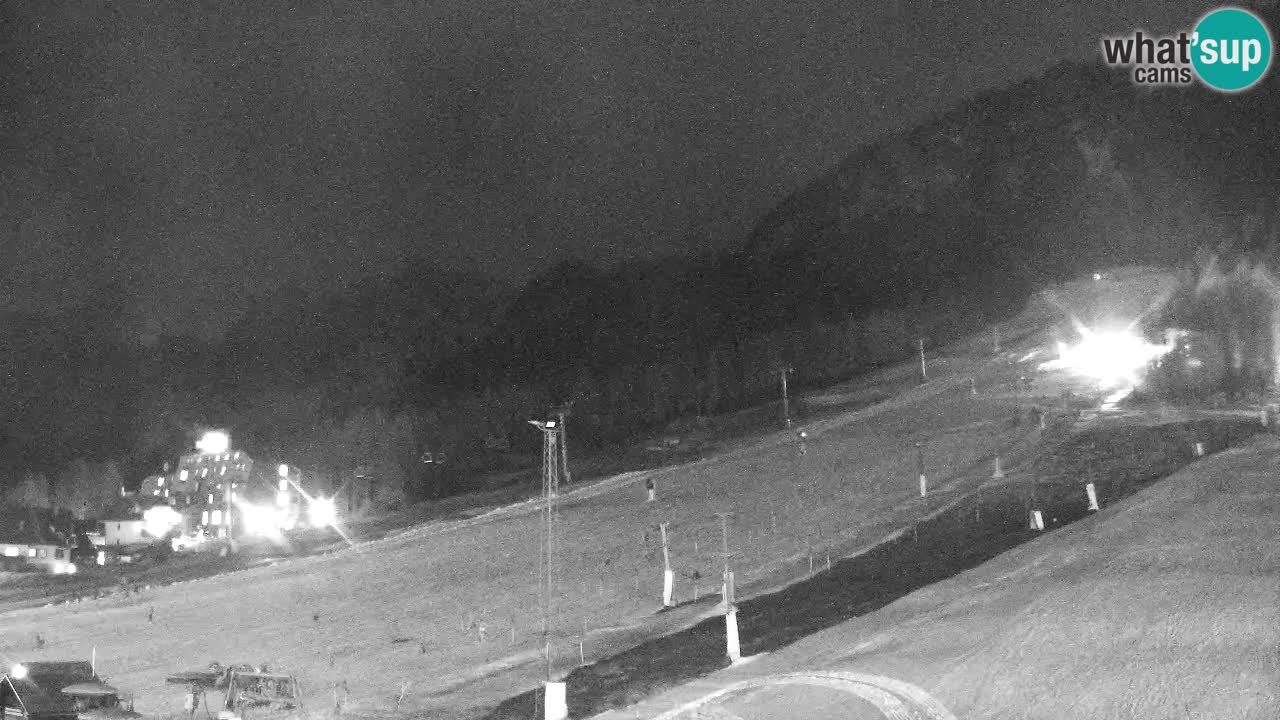 Webcam Kranjska Gora SKI – panoramica Piste centrali