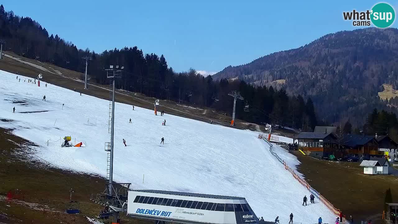 Webcam Kranjska Gora SKI – panoramica Piste centrali