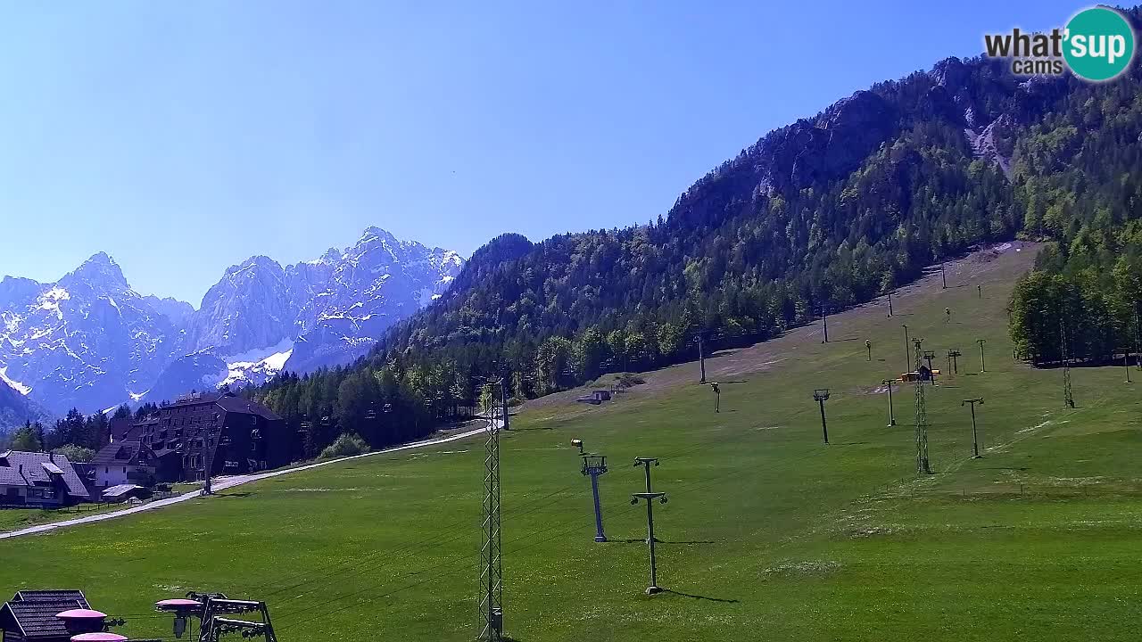 Webcam Kranjska Gora SKI – panoramica Piste centrali
