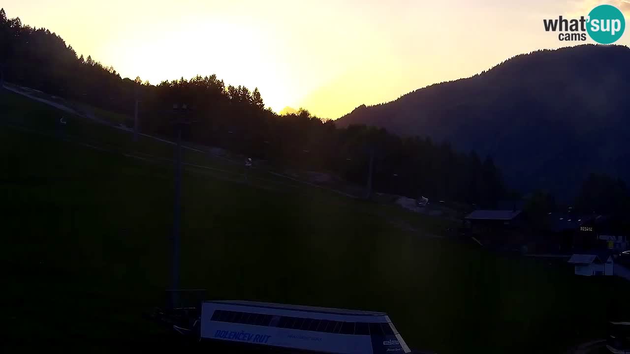 Webcam Kranjska Gora SKI – panoramica Piste centrali
