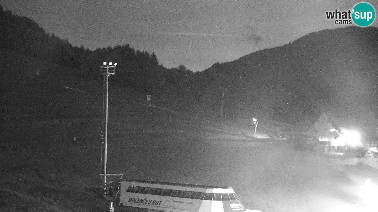 Webcam Kranjska Gora SKI – panoramica Piste centrali