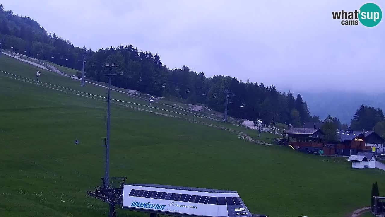 Webcam Kranjska Gora SKI – panoramica Piste centrali