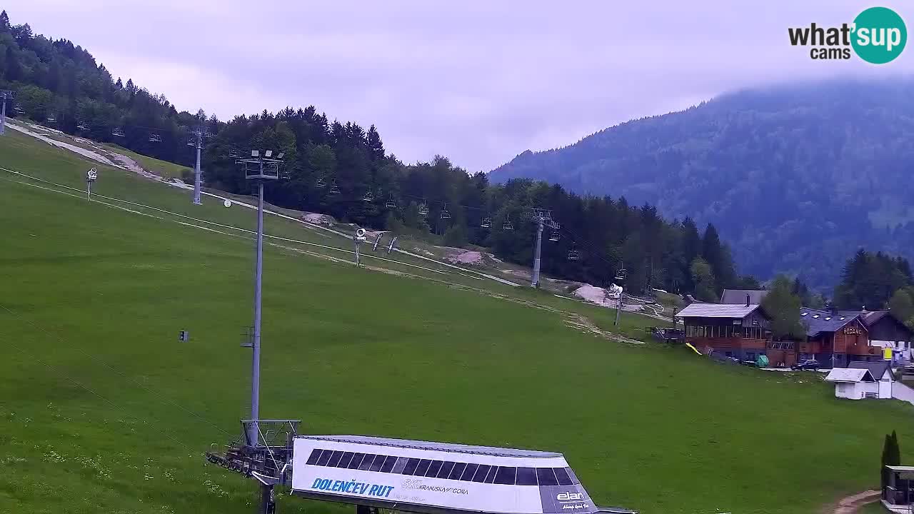 Webcam Kranjska Gora SKI – panoramica Piste centrali