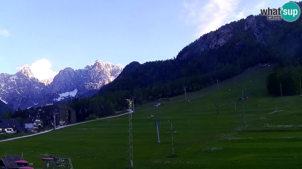 Webcam Kranjska Gora SKI – panoramica Piste centrali