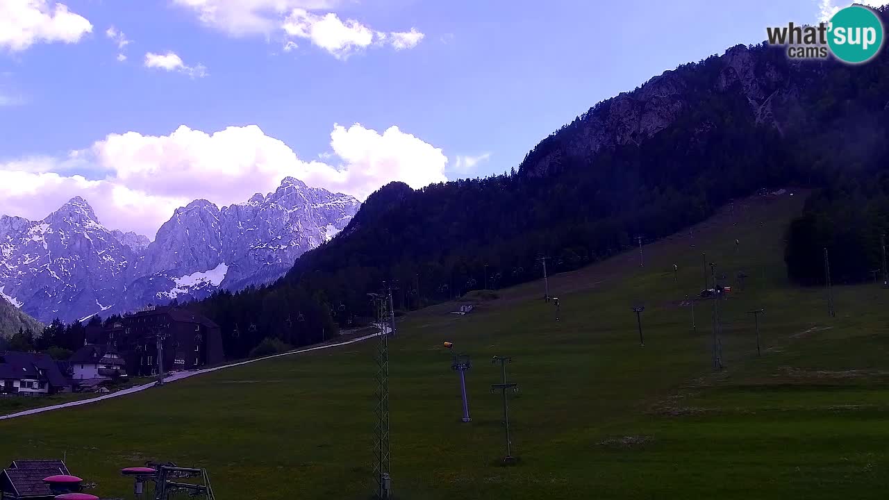 Webcam Kranjska Gora SKI – panoramica Piste centrali