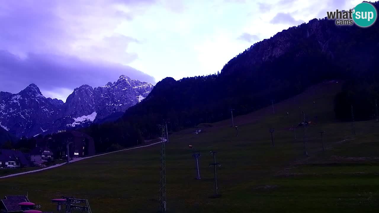 Webcam Kranjska Gora SKI – panoramica Piste centrali