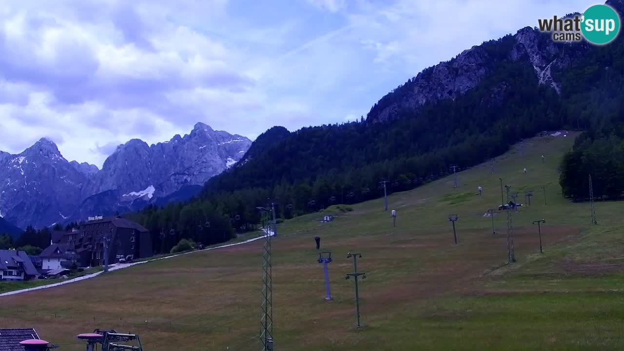 Webcam Kranjska Gora SKI – panoramica Piste centrali