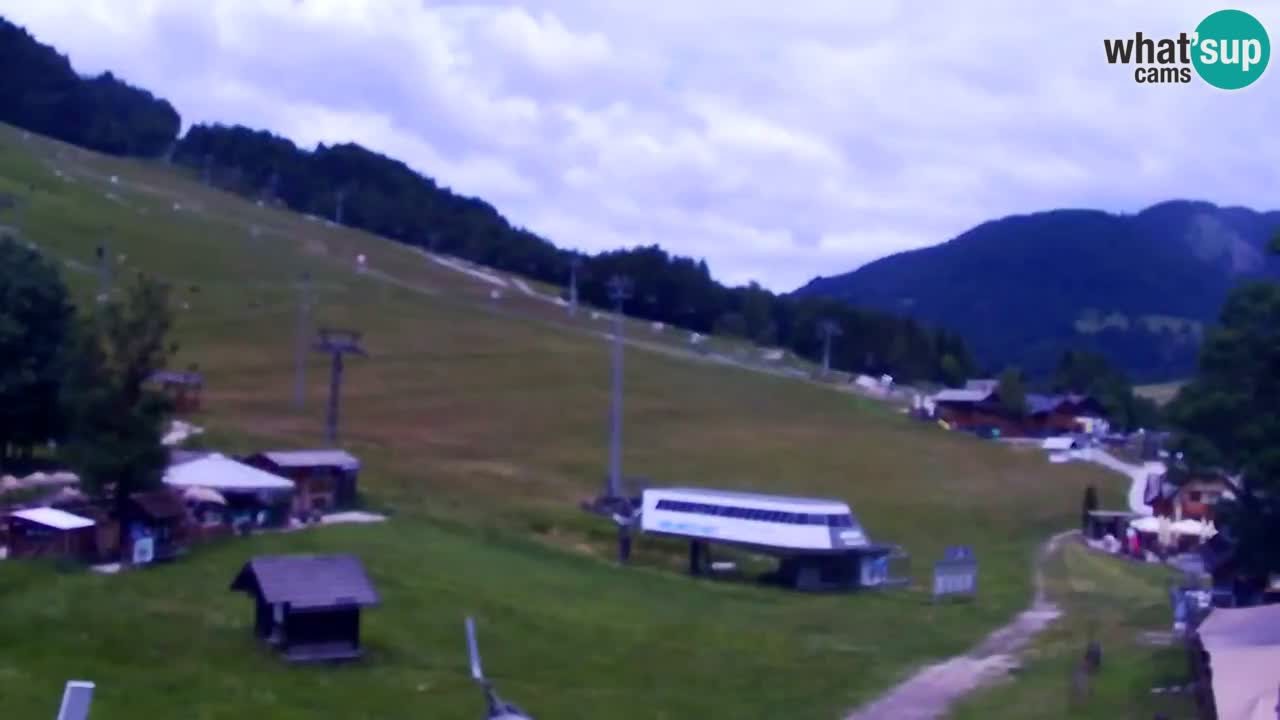 Webcam Kranjska Gora SKI – panoramica Piste centrali