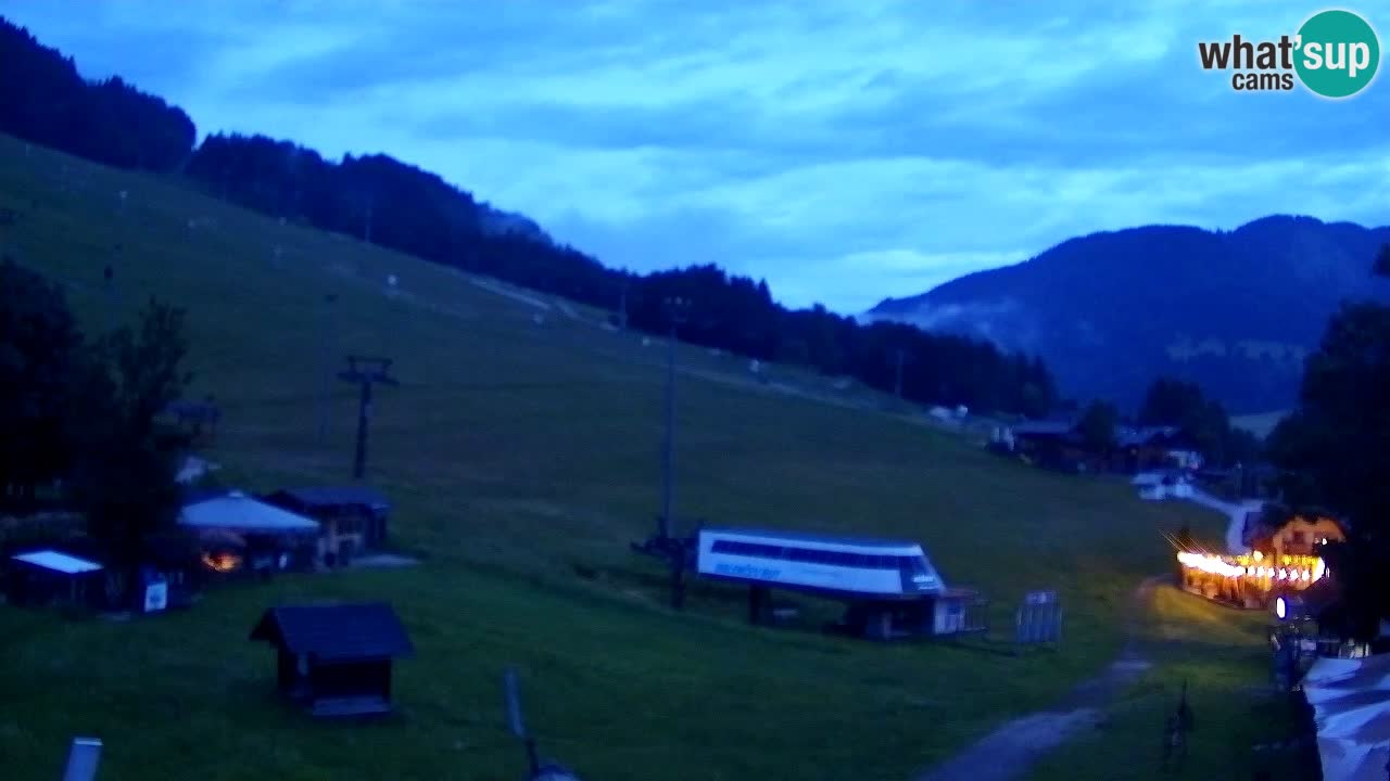 Webcam Kranjska Gora SKI – panoramica Piste centrali