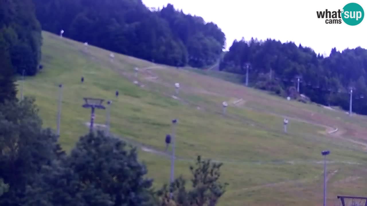 Webcam Kranjska Gora SKI – panoramica Piste centrali