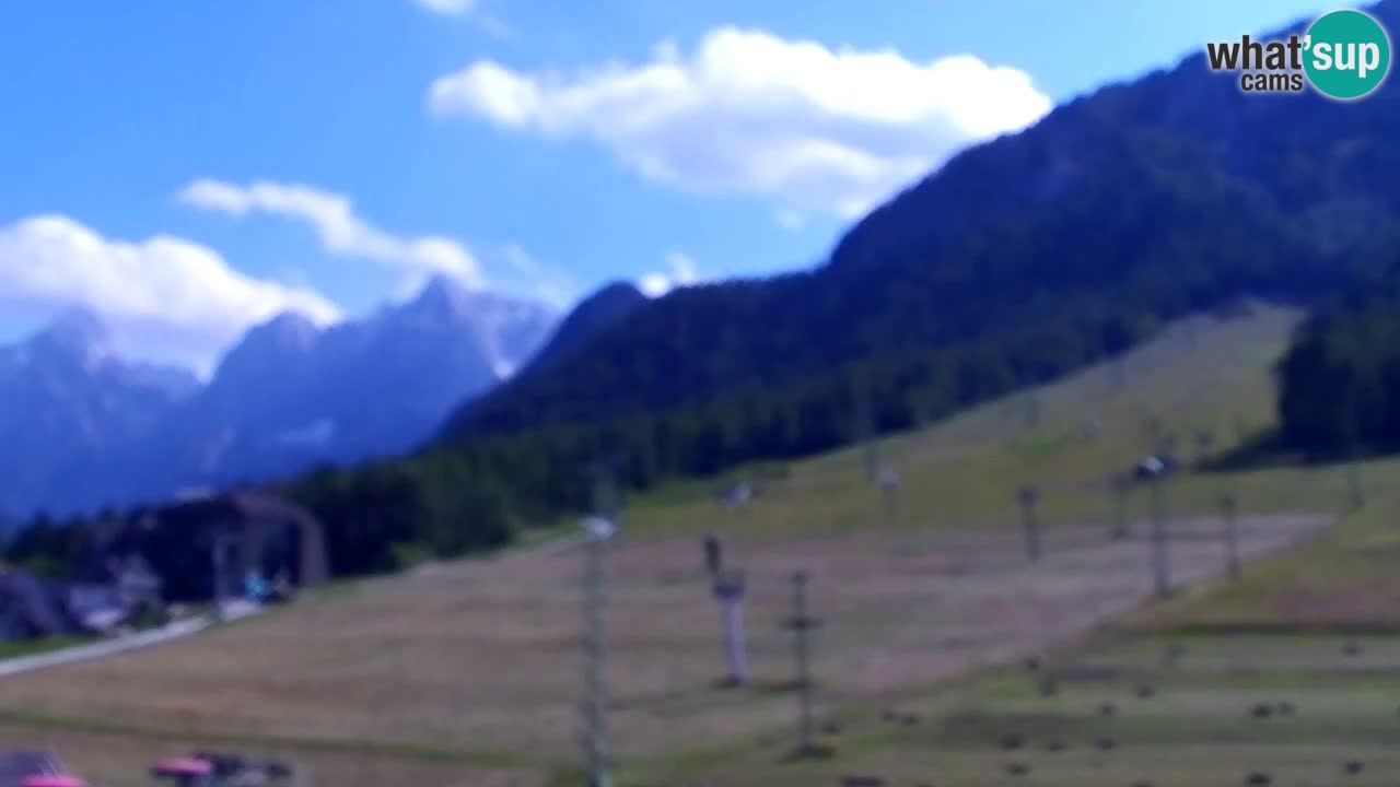 Webcam Kranjska Gora SKI – panoramica Piste centrali