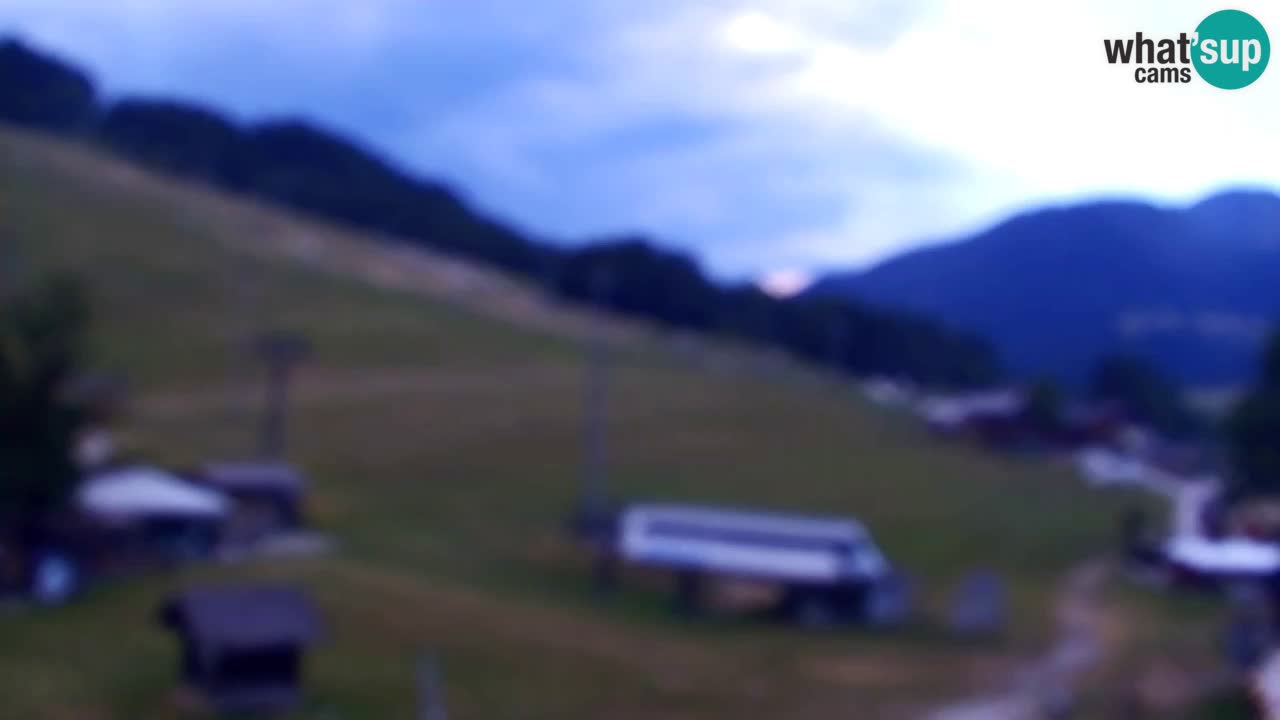 Webcam Kranjska Gora SKI – panoramica Piste centrali