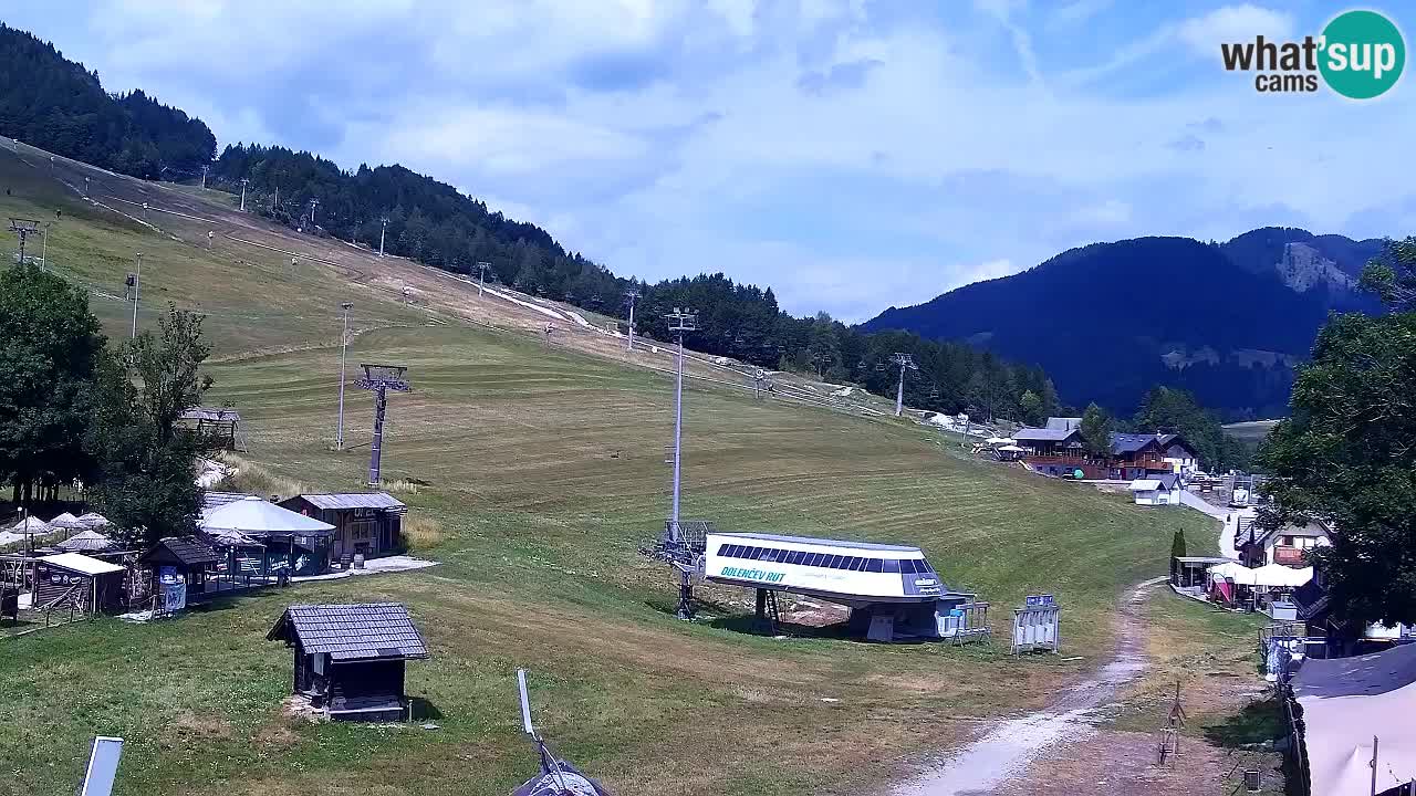 Webcam Kranjska Gora SKI – panoramica Piste centrali