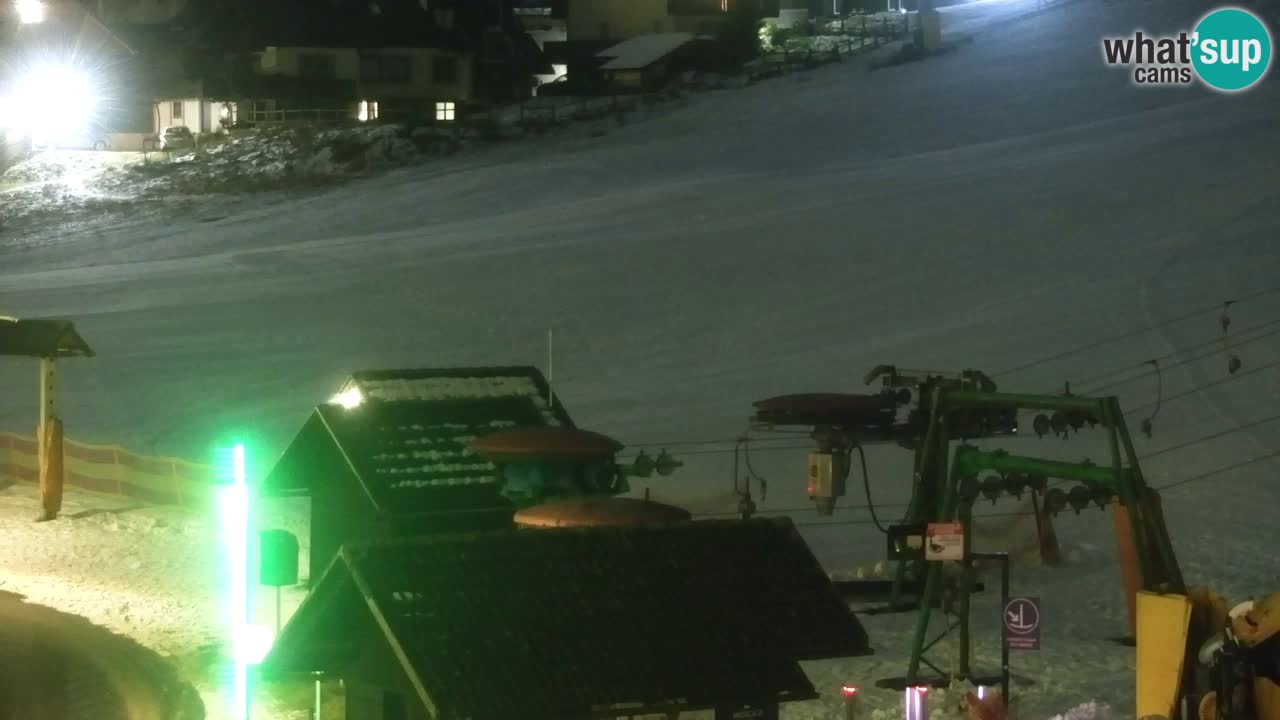 Webcam Kranjska Gora SKI – panoramica Piste centrali