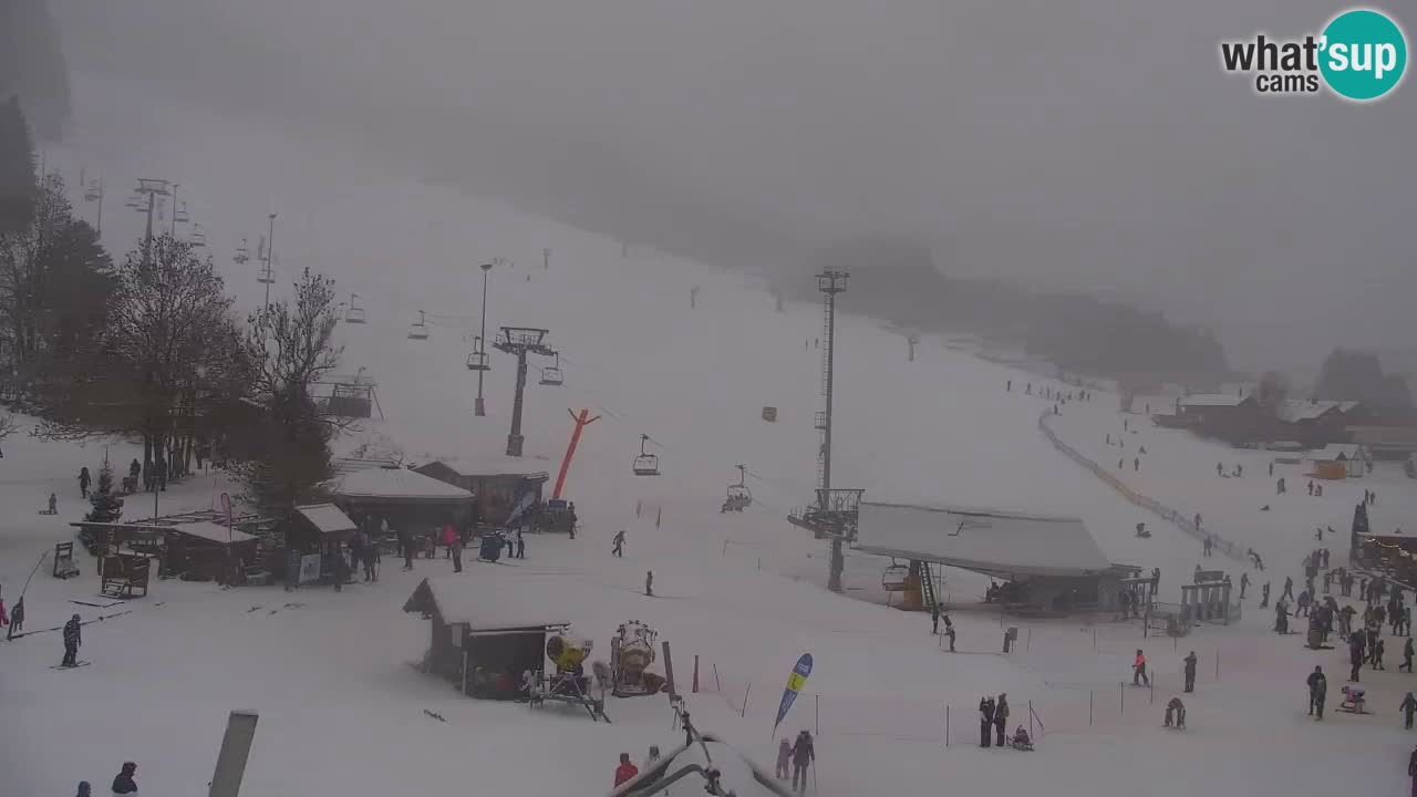 Webcam Kranjska Gora SKI resort | Bech, Kekec, Mojca ski