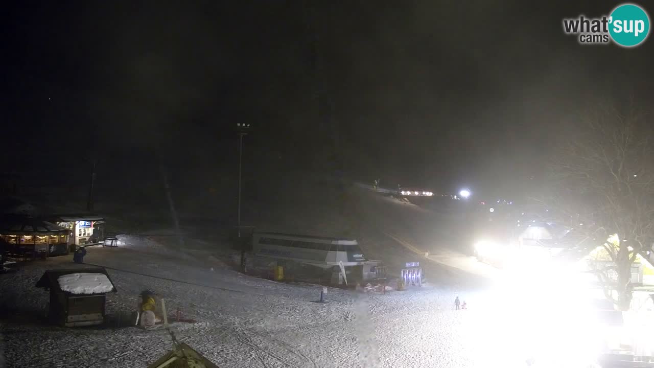 Webcam Kranjska Gora SKI – panoramica Piste centrali