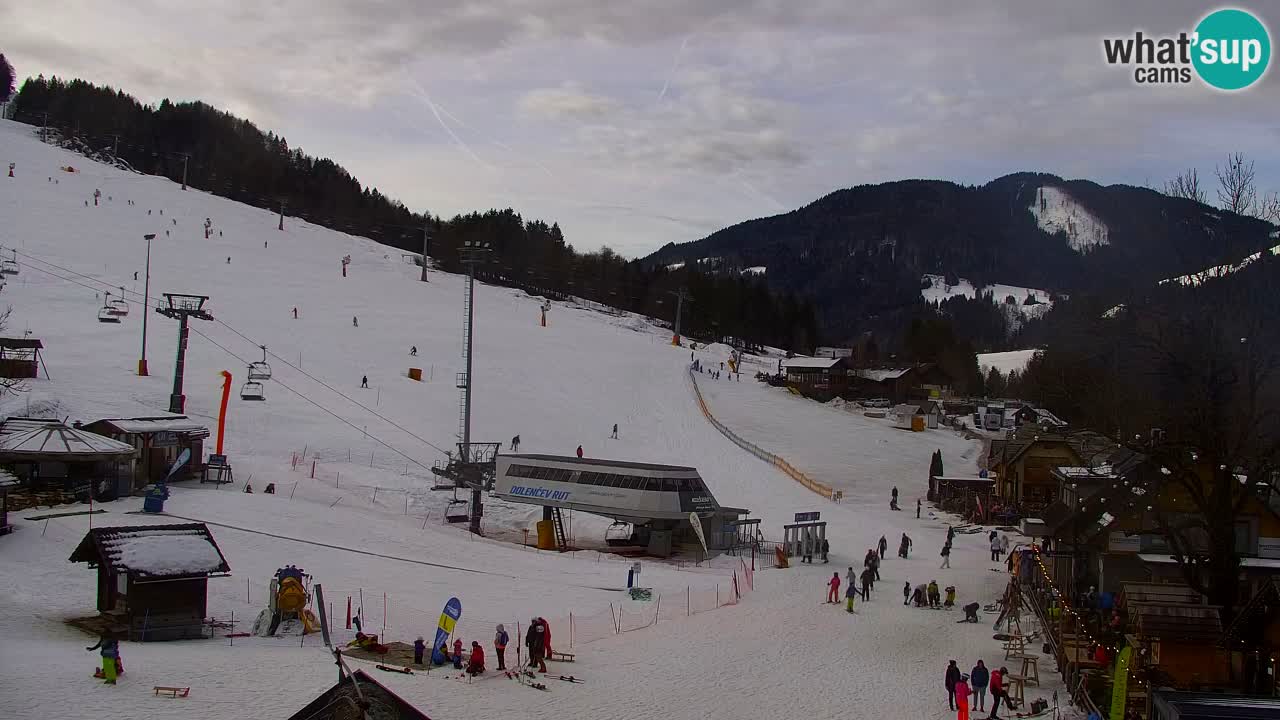 Webcam Kranjska Gora SKI – panoramica Piste centrali