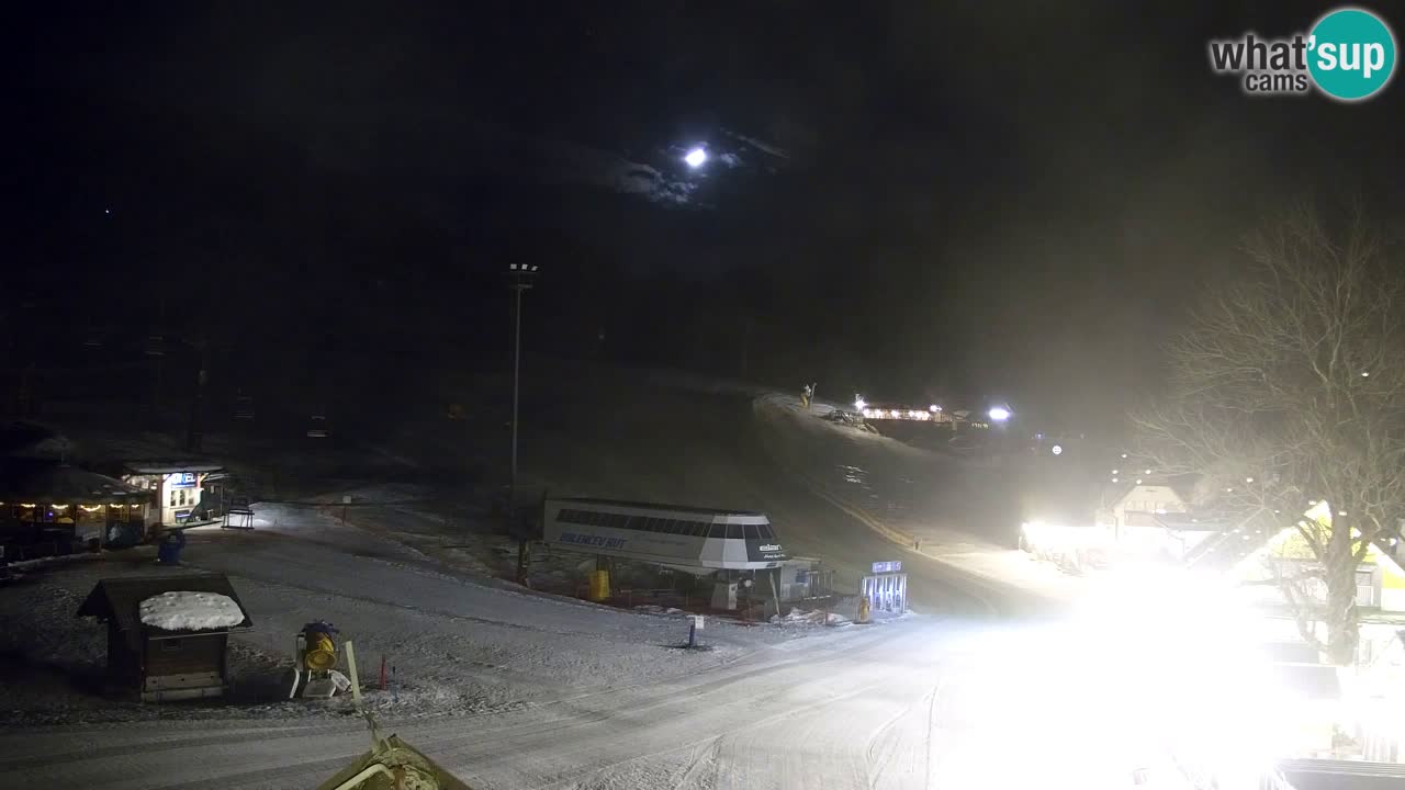 Webcam Kranjska Gora SKI resort | Bech, Kekec, Mojca ski